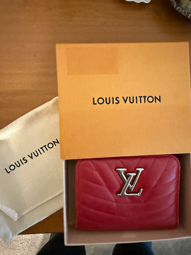 Louis Vuitton New Wave Compact Wallet In Quilted Red Leather